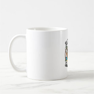 Summer Vibes Sloth Funny Lazy Float Kaffeetasse