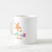 Summer Vibes Starfish Kaffeetasse (Vorderseite Links)