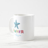 Summer Vibes Starfish Kaffeetasse (Vorderseite Links)