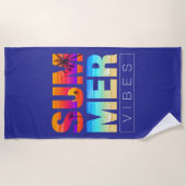Summer Vibes Strandtuch (Vorderseite)