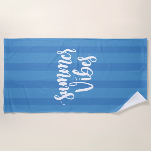 Summer Vibes Strandtuch (Vorderseite)