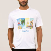 Summer Vibes Sublimation T - Shirt | Retro Beach S (Vorderseite)