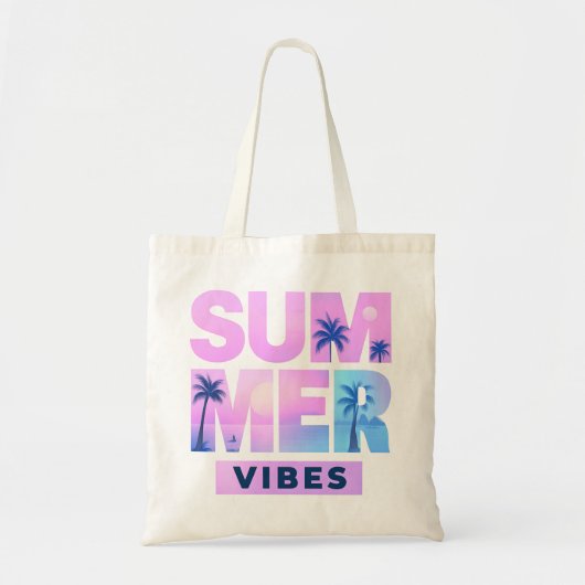 Summer Vibes Summer Tote Bag Tragetasche (Vorne)