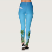 Summer Vibes | Summer Vibes | Sommergrüne Leggings (Rückseite)