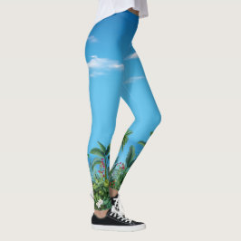 Summer Vibes | Summer Vibes | Sommergrüne Leggings