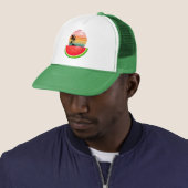 Summer Vibes Sunset Watermelon Truckerkappe (Beispiel)