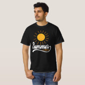 Summer Vibes - Sunshine Men Black T-Shirt (Vorne ganz)