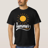 Summer Vibes - Sunshine Men Black T-Shirt (Vorderseite)