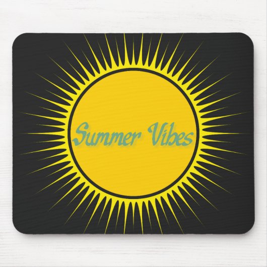 Summer Vibes Sunshine Mousepad (Vorne)