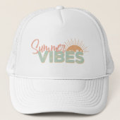 Summer Vibes Sunshine Truckerkappe (Vorderseite)