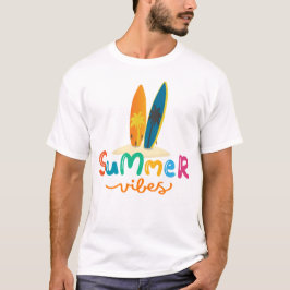 Summer Vibes Surfer Men T-Shirt