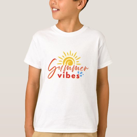 "summer vibes" t-shirt (Vorderseite)