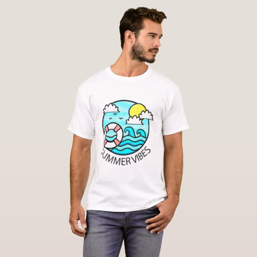 Summer Vibes T-Shirt (Vorne ganz)