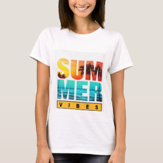 Summer Vibes T - Shirt Design - Hell, Spaß