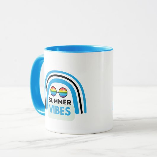 Summer Vibes Tasse (Vorderseite Links)