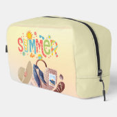 Summer Vibes Toilettenbeutel Waschbeutel (Rechte Ecke)