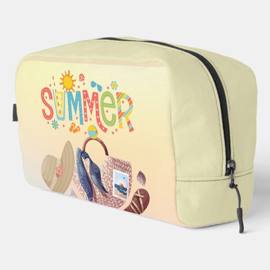 Summer Vibes Toilettenbeutel Waschbeutel (Rechte Ecke)