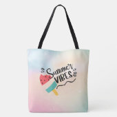 Summer Vibes Tote Bag Tasche (Rückseite)
