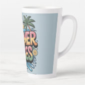 Summer Vibes Tropical Beach Milchtasse (Rechts)