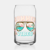 Summer Vibes Tropical Beach Sommerspass Dosenglas (Rückseite)