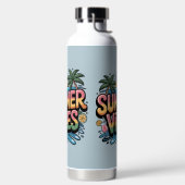 Summer Vibes Tropical Beach Trinkflasche (links)