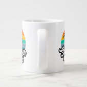 Summer Vibes Tropical Lake Scene-32922 Jumbo-Tasse (Rückseite)