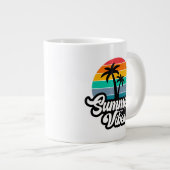 Summer Vibes Tropical Lake Scene-32922 Jumbo-Tasse (Vorderseite Rechts)
