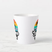 Summer Vibes Tropical Lake Scene-32922 Milchtasse (Vorderseite)