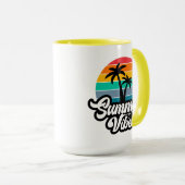 Summer Vibes Tropical Lake Scene-32922 Tasse (VorderseiteRechts)