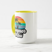Summer Vibes Tropical Lake Scene-32922 Tasse (Vorderseite Links)