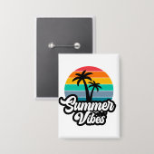 Summer Vibes Tropical Lake Scene-32922 Tasse Button (Vorderseite/Rückseite)