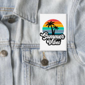 Summer Vibes Tropical Lake Scene-32922 Tasse Button (Insitu)