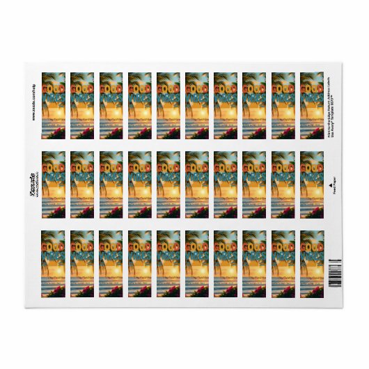 Summer Vibes Tropical Notebook (Vorne)