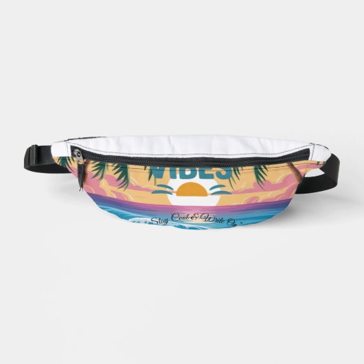 Summer Vibes Tropical Notebook Bauchtasche (Vorderseite)