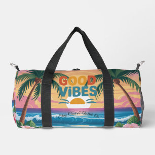 Summer Vibes Tropical Notebook Duffle Bag
