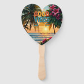 Summer Vibes Tropical Notebook Fächer (Rückseite)