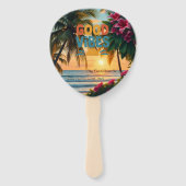Summer Vibes Tropical Notebook Fächer (Rückseite)