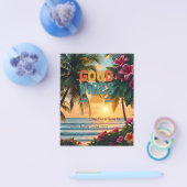 Summer Vibes Tropical Notebook Flyer (Einzeln)