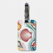 Summer Vibes Tropical Notebook Gepäckanhänger (Rückseite vertikal)