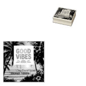 Summer Vibes Tropical Notebook Gummistempel (Stempel)