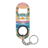 Summer Vibes Tropical Notebook Mini Flaschenöffner (Rückseite)