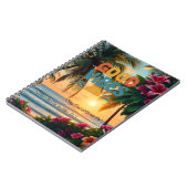 Summer Vibes Tropical Notebook Notizblock (Linke Seite)
