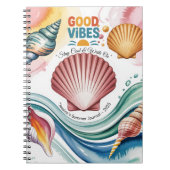 Summer Vibes Tropical Notebook Notizblock (Vorderseite)