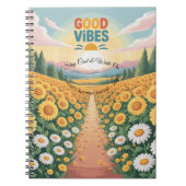 Summer Vibes Tropical Notebook Notizblock (Vorderseite)