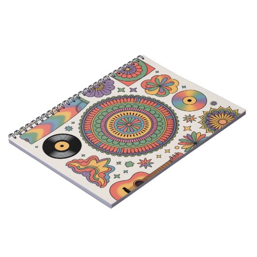 Summer Vibes Tropical Notebook Notizblock (Linke Seite)