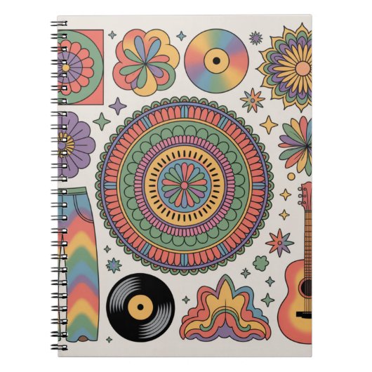 Summer Vibes Tropical Notebook Notizblock (Vorderseite)