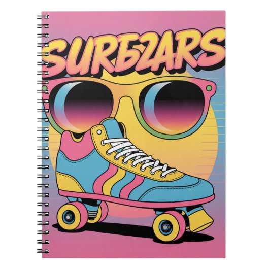 Summer Vibes Tropical Notebook Notizblock (Vorderseite)