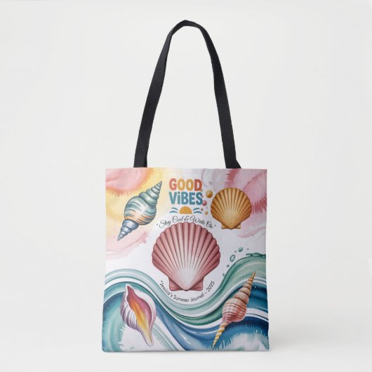 Summer Vibes Tropical Notebook Tasche (Vorderseite)
