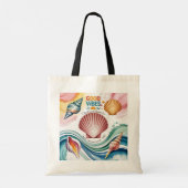 Summer Vibes Tropical Notebook Tragetasche (Rückseite)