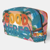 Summer Vibes Tropical Notebook Waschbeutel (Rechte Ecke)